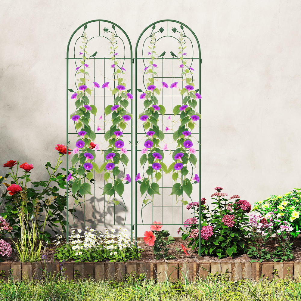Plants X - 4 sztuki metalowych ogrodowych krat do