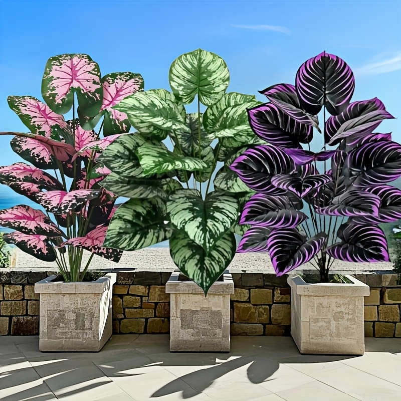 Fiddle Leaf Fig - 3 szt. 60cm Duży Sztuczny Zielony