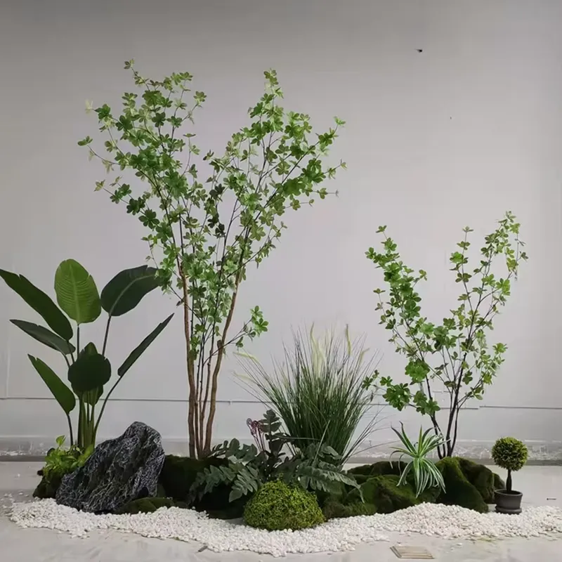 Fiddle Leaf Fig - Sztuczne rośliny: Ficus Lyrata, drzewko z