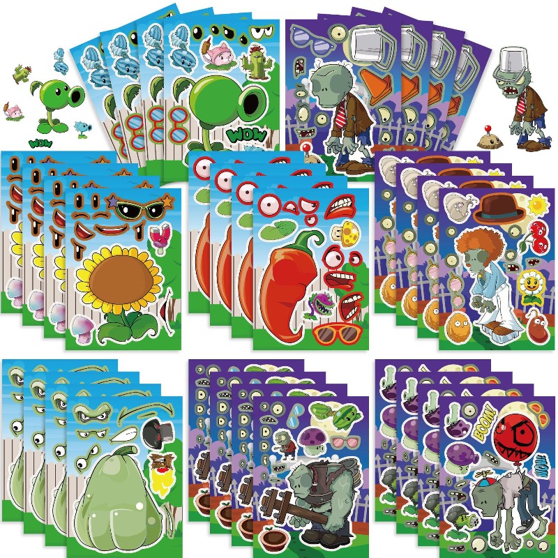 Naklejki Puzzle Plants Vs. Zom – Plant Parent Vs Planta recenzja i cena