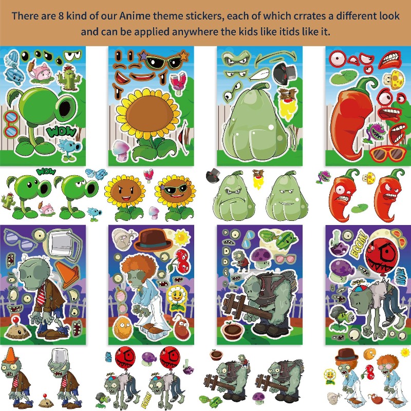 Naklejki Puzzle Plants Vs. Zom – Plant Parent Vs Planta recenzja i cena