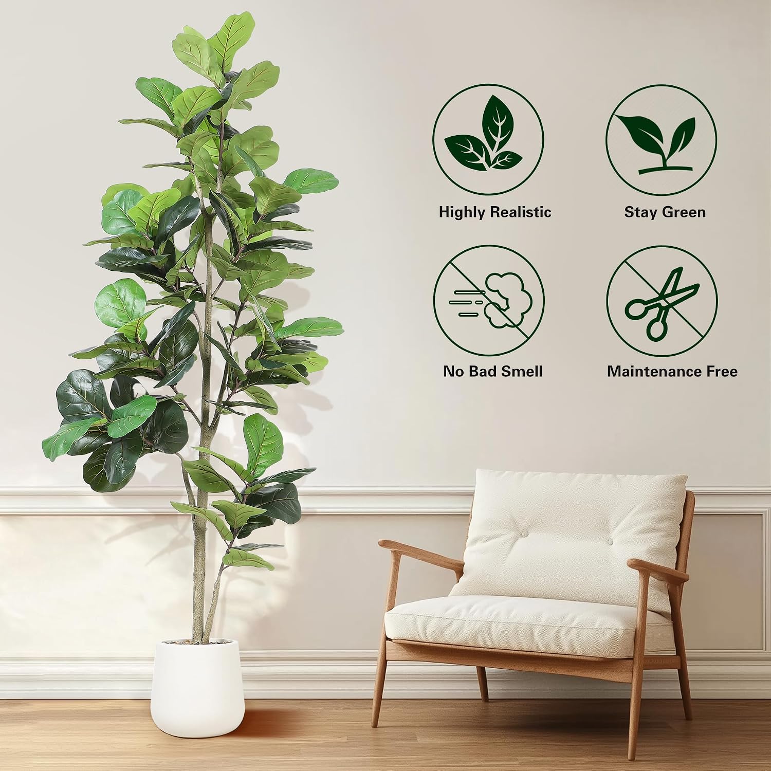 Sztuczne drzewko figowate (Fic – Fiddle Leaf Fig recenzja i cena