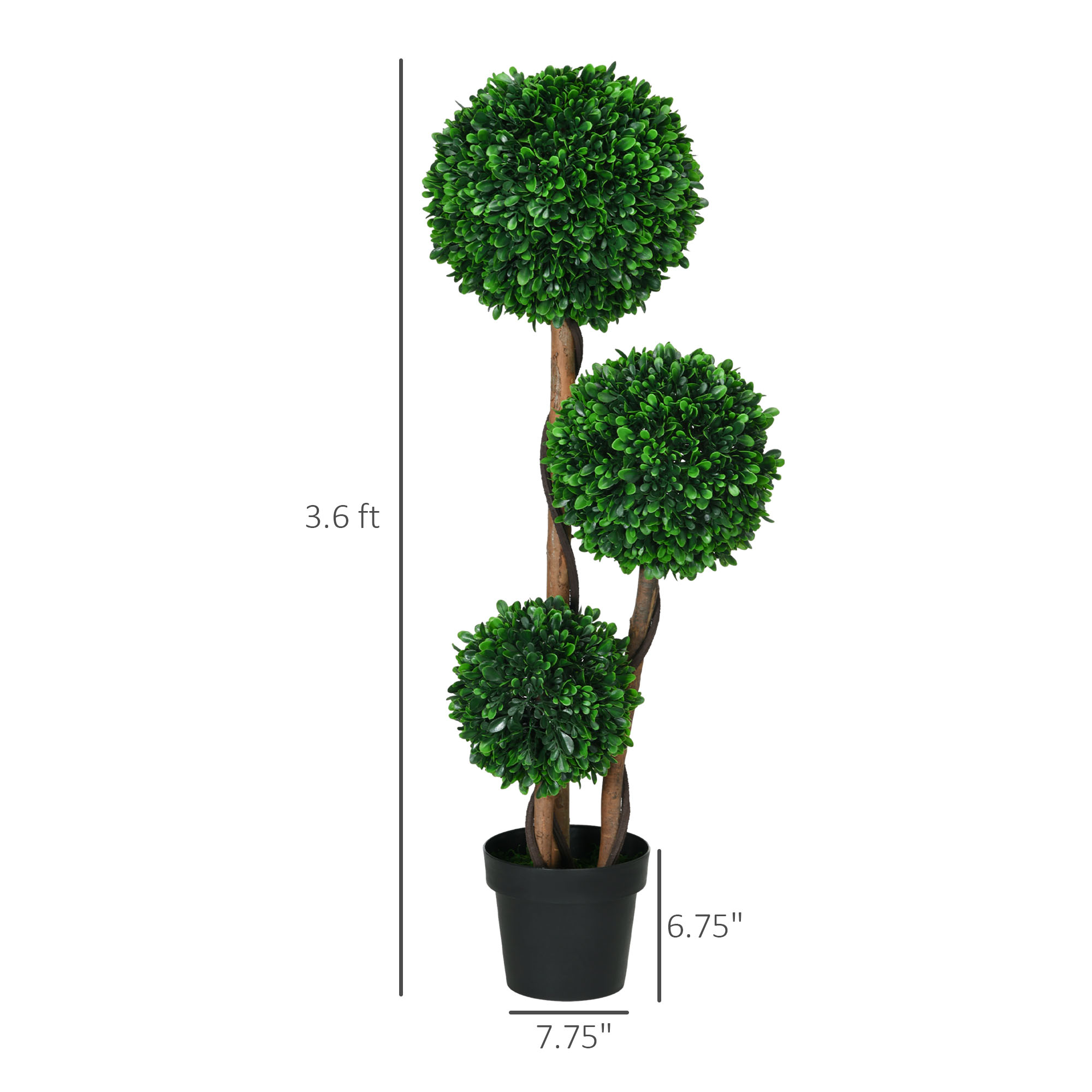 HOMCOM 43-calowe sztuczne drze – Fiddle Leaf Fig recenzja i cena