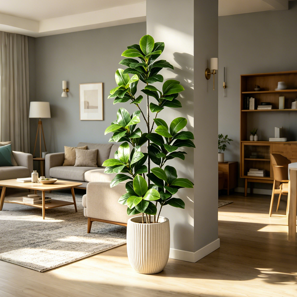 Sztuczne drzewo banjanowe o du – Fiddle Leaf Fig recenzja i cena